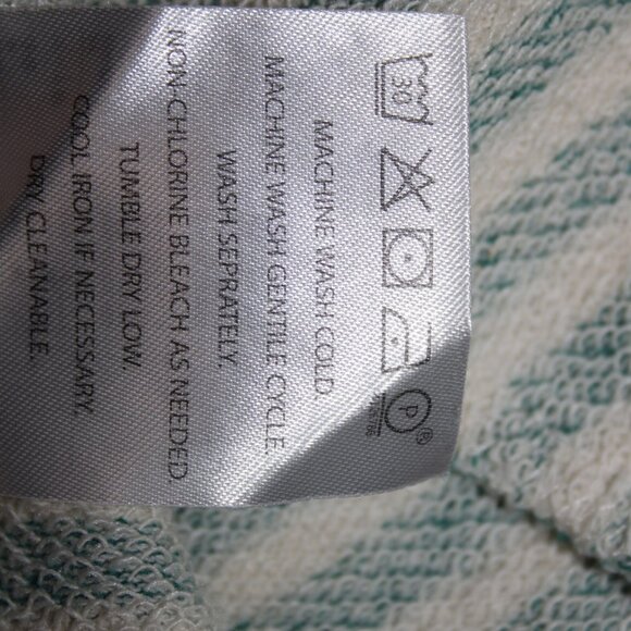 Volcom Lived In Sz XL NEW $45 Heathered Emerald Green Cream Cotton Blend Sweater - Picture 12 of 14